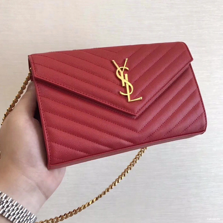 CHAIN CASSANDRE WALLET YSL MATELASSÉ 0819
